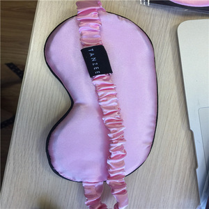 custom printed high quality satin sleep eye mask