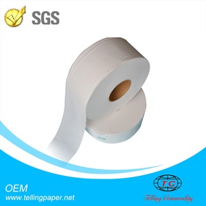 Custom Toilet Paper Factory 1 ply 20 gsm Toilet Paper Jumbo Roll Toilet tissue