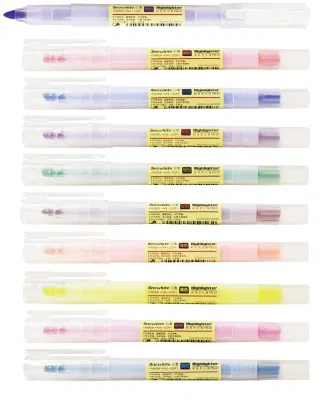 Customized Logo Highlighter Pb61 with European Standard 10 Colors Assortedl