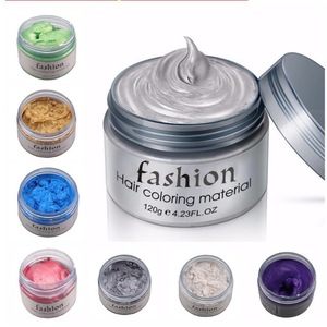 Disposable Hair Dye Coloring Mud Cream fashion Hair Styling Pomade