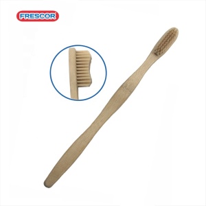 Eco- friendly Charcoal Bristles OEM Bamboo Toothbrush with Customized Packing and Logo