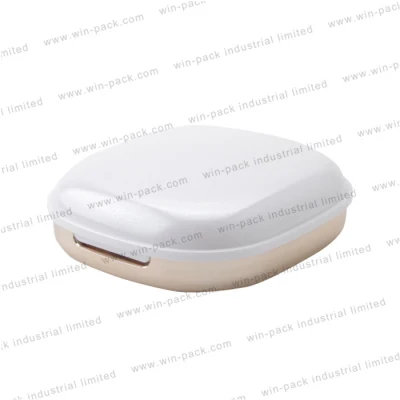 Empty Clear Color High Quality Plastic Loose Powder Case for Make up Packaging Free Samples
