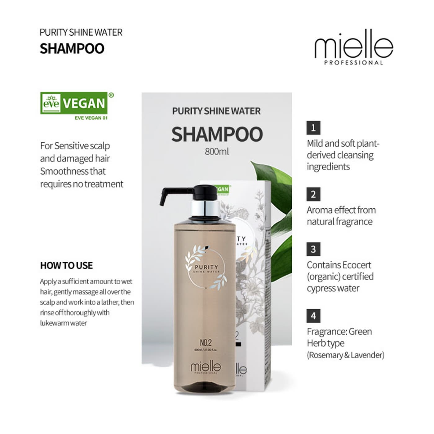 EVEN GREEN Plant Derived Ingredients Shampoo for General, Mild, and Hair Loss Made in Korea