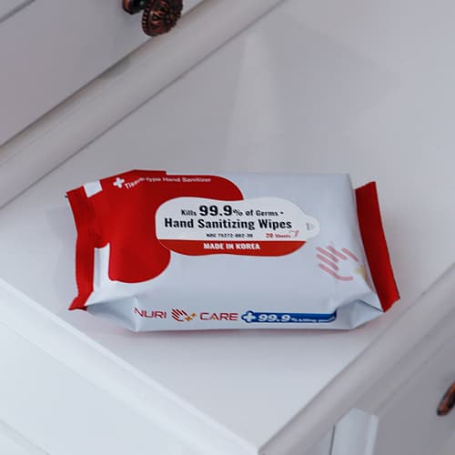 FDA registered Hand Sanitizing Wipes