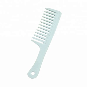 Free Sample Wholesale Two Colors Big Plastic Hair Comb