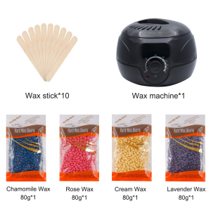 Hair Removal Electric Wax Warmer Machine Heater with Beans Applicator Sticks Waxing Kit paraffin wax melting machine suppliers