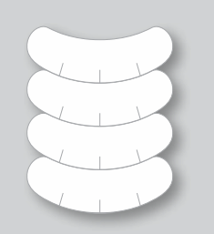 hydrogel eye patch for the eyelash extension 