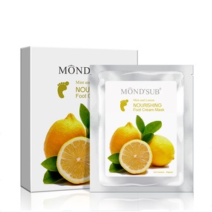 Lemon and mint Foot Exfoliating Mask foot peel mask foot care products