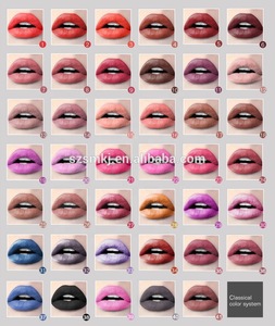 LOW MOQ private label lipstick 46 colors 18 hours Long Lasting liquid matte lipstick lip gloss