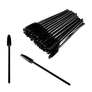 Makeup Tool 50Pcs Disposable Eyelash Makeup Brushes Cosmetic Mascara Brush Wands Applicator