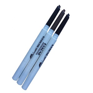 Microblading Accessories Wholesale 3 Colors Korea Eyebrow Pencil Tattoo Auto Waterproof Eyebrow Pencil With Brush