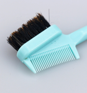 Mini Soft Bristle Doublesid Hair  Brush Eyebrow Brush