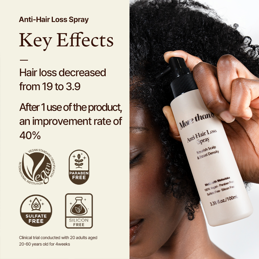 Morethan8 Anti-Hair Loss Spray with Matsutake Extract