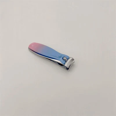 Nails Suppliers Salon Big Toe Nail Clippers Cutter with Gradient Painting Handle