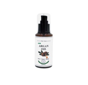 Natural cosmetic hair moisturizing argan oil treatment for hair