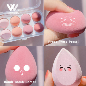 Natural Cosmetic Puff Esponja Maquillaje Sponge Eponge Maquillage Makeup Super Powder Base Smooth Beauty Tools Powder Puff