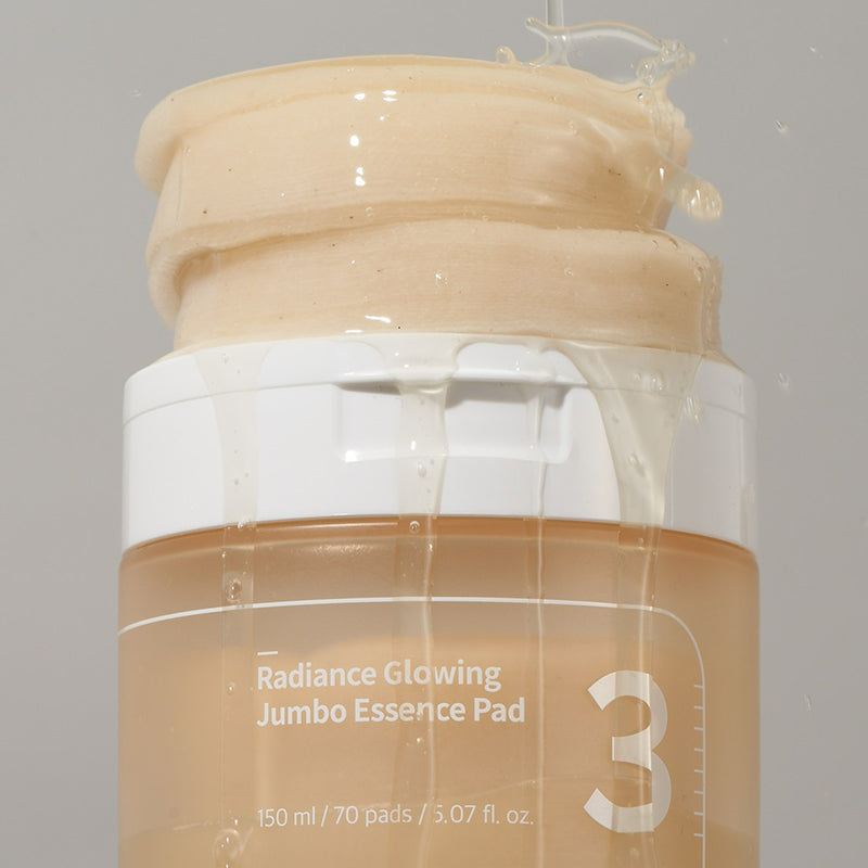 (Numbuzin) No.3 Radiance Glowing Jumbo Essence Pad 70pads 150ml
