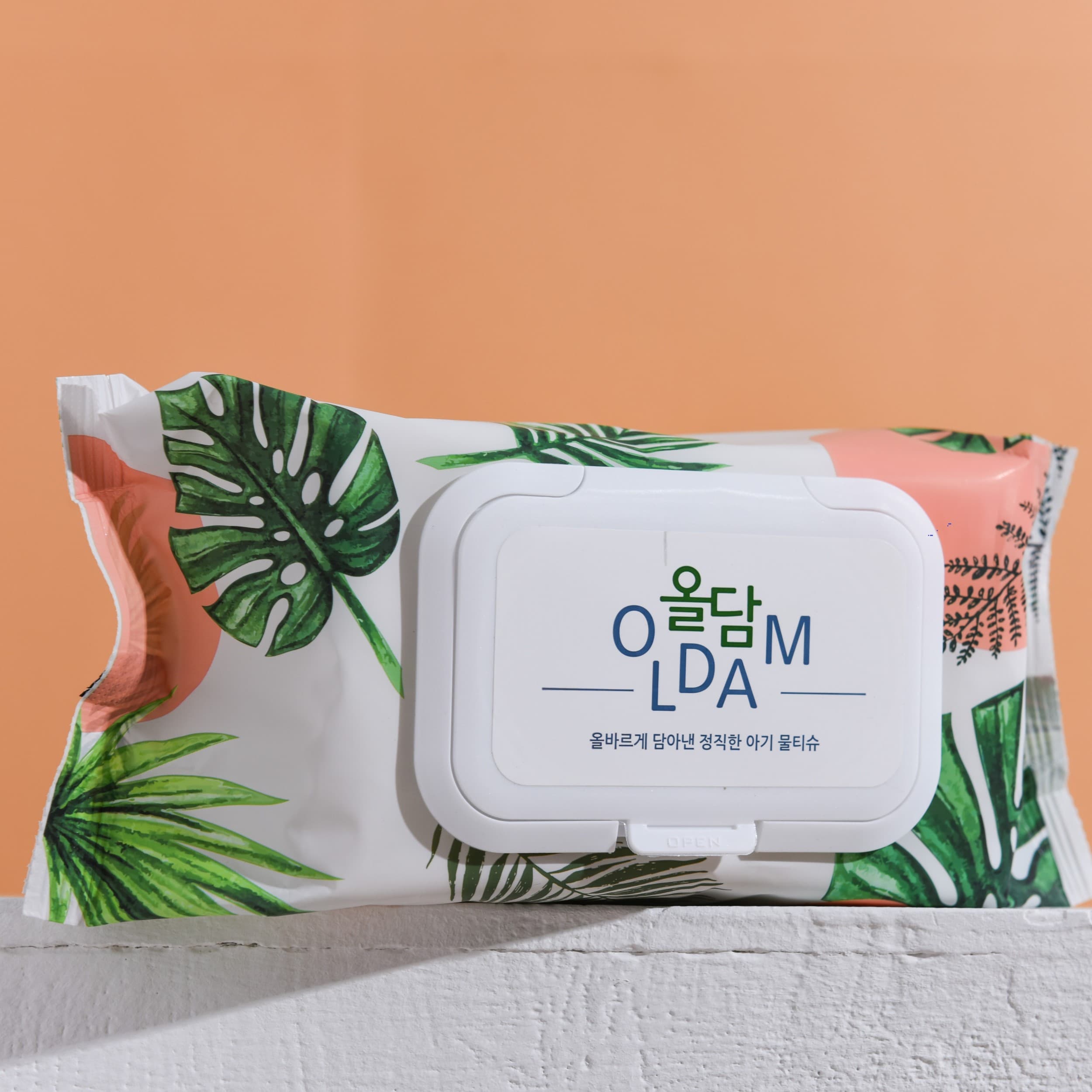 Oldam Monstera Baby Wet Wipes Portable Type