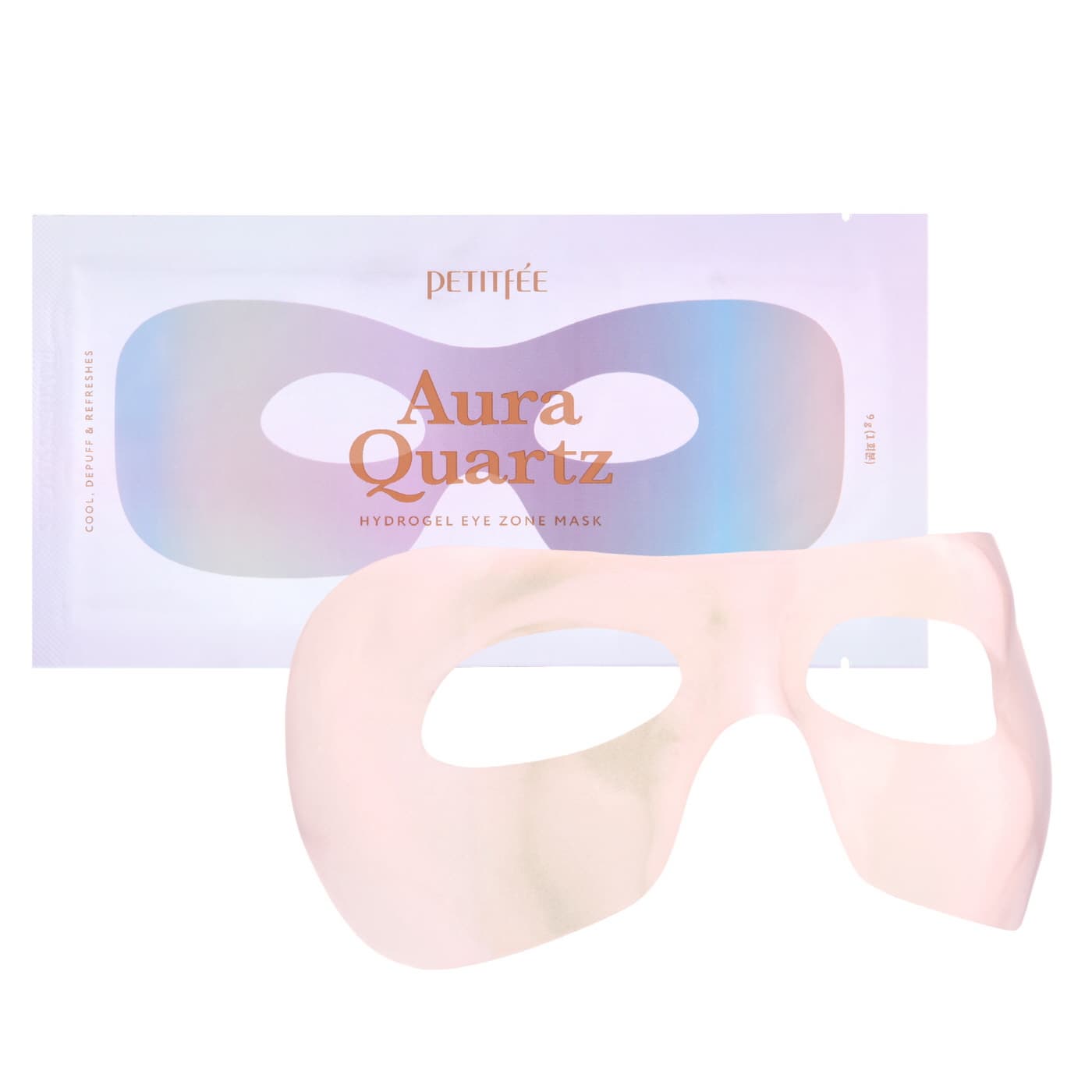 PETITFEE Aura Quartz Hydrogel Eye Zone Mask - Iridescent Lavender