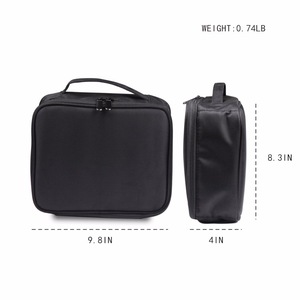 Portable waterproof travel professional train case makeup