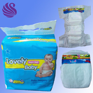 Printed feature 100% USA fluff pulp material disposable baby diaper / Good price disposable unsex baby nappies/ Sample & OEM