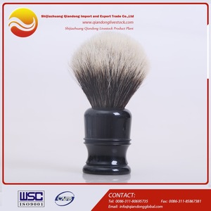 silverstip badger hair white tip mens shaving brush