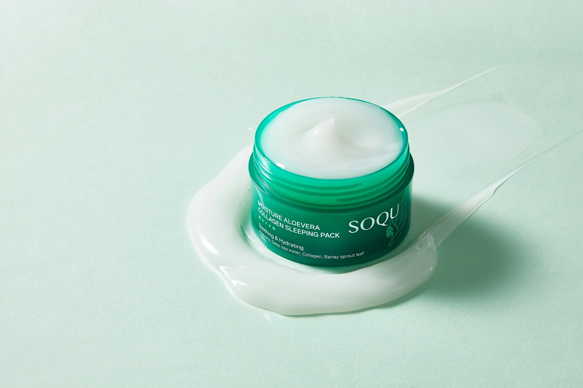 SOQU Moisture Aloe Vera Collagen Lines(toner, mist, emulsion, sleeping pack)