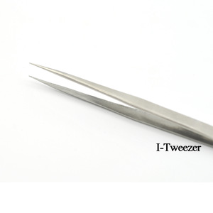 Stainless Steel Make Up Tool LED Light Eyelash Eyebrow Hair Removal Tweezer eyelash extension tweezers