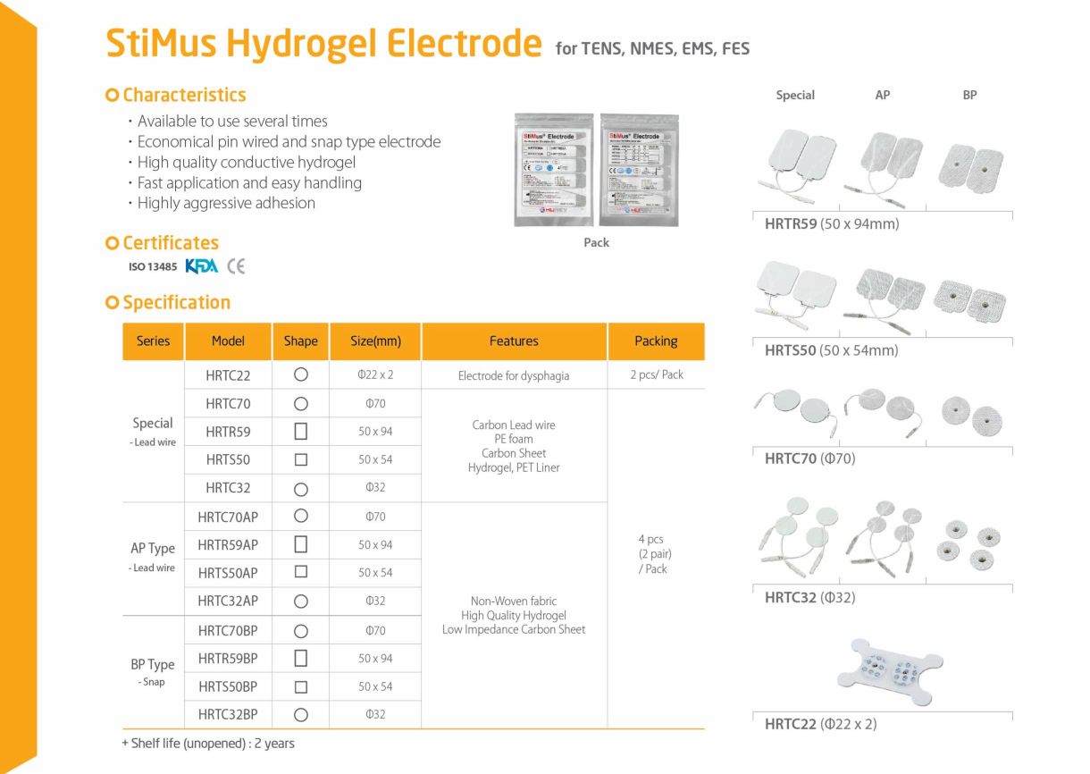 StiMus Hydrogel Electrode