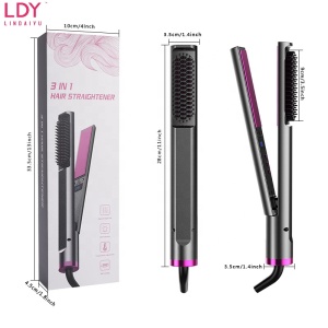Titanium Wholesale Private Label Personalized Infrared Flat Irons Brand 1Inch Flat Iron Hair Straightener