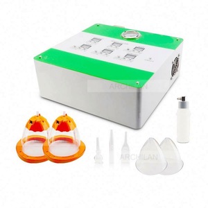 Vacuum cupping therapy cups sucking machine breast vibration massager