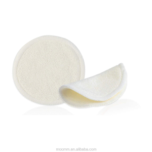 Washable Bamboo Reusable Organic Cotton Pads Face Makeup Remover Pads Cleaning Facial Makeup Pads