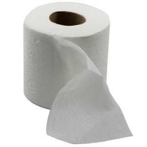 WHITE toilet tissue paper