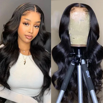 Wholesale Brazilian Body Wave 4X4 5X5 13X4 13X6 360 Wig for Black Women Pre Plucked with Baby Hair Virgin Lace Front Human Hair Wig