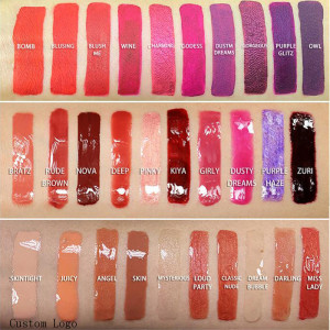 wholesale custom logo magic lipsticks clear lip tinted lipgloss rainbow lipgloss long lasting lip gloss private label lip gloss