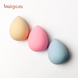 Wholesale customize logo Eco-Friendly Latex Free material cosmetic Make up Foundation sponge  powder puff blender