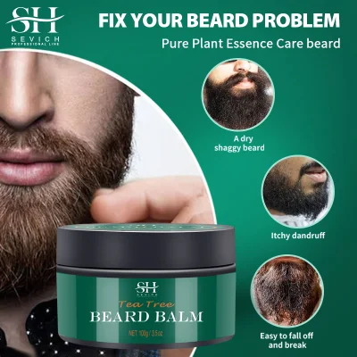 Wholesale Private Label Organic Moisturizing Beard Balm for Men Shinny Beard