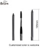 Wholesale private label retractable silicon eyelash extension covered silicone resuable mascara wand brush tube with cap lid