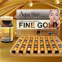 Aqua skin fine gold dualna cell complex whitening glutathione injection