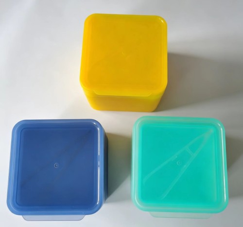 PP square jar, hydrogel patch container, mask jar, wet wipe box, 300ml