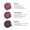 Wholesale to make your 100 self brand high pigment private label smooth texture glitter eye shadow palette