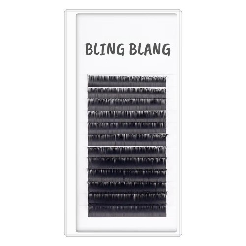 Wholesale Classic Mega Volume Matte Black Korean PBT Cashmere Lash Extensions Trays 0.03 0.05 0.07mm Cashmere Eyelash Extensions