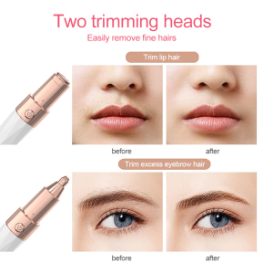 2021 Ladies Facial Hair Trimmer Electric Eyebrow Razor Shaver Women Hair Removal Electrical Face Razor