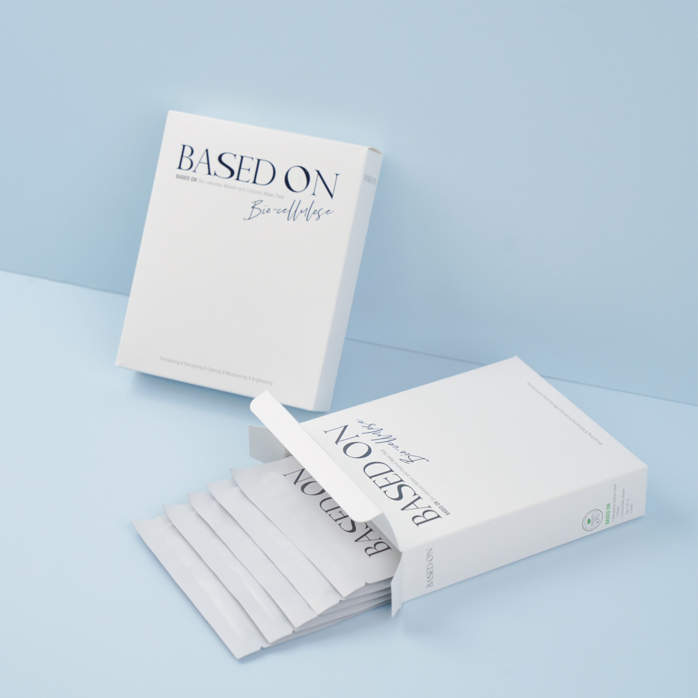 BASED ON  Bio-celluouse Miseon and Coconut Mask Pack  23g*5sheets_skin care, mask, mask sheet