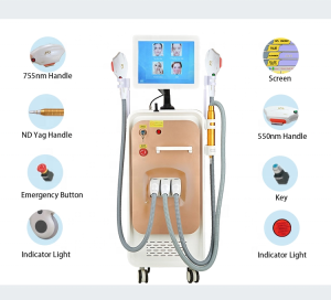 Beauty Equipment DPL SHR SSR Hair Removal Freckle Removal Acne Treatment Laser Epilator IPL Machine