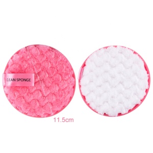 Best Selling Private Label Microfiber Washable Facial Makeup Remover Towel Pads With Custom Logo