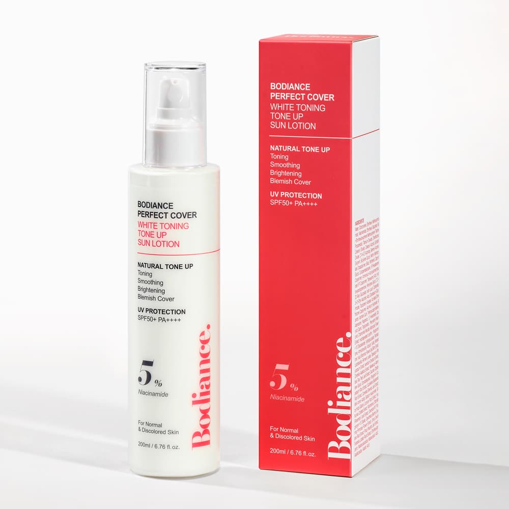 Bodiance Perfect Cover White Toning Tone Up Sun Lotion