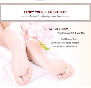 China professional customize foot and hand care feet scrub foot skin care moisturizing scrub