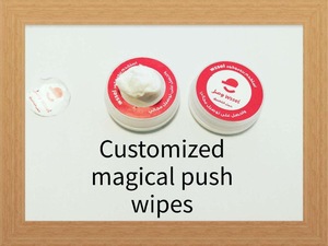 China wholesale Disposable magical push clean wet wipes with restaurant/wedding/party