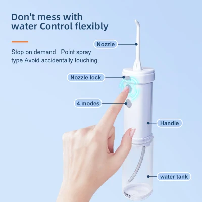 Clean Efficiently High Pressure Waterproof Mini Love Oral Irrigators Water Flosser